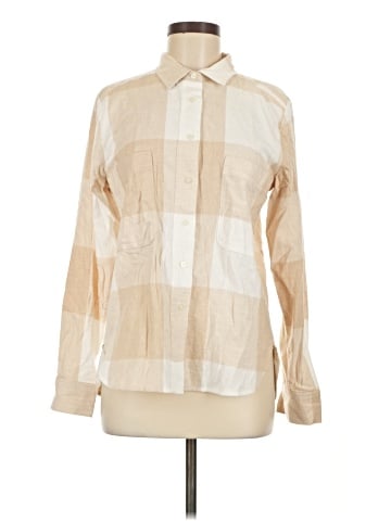 Ann Taylor LOFT Long Sleeve Button-Down Shirt (view 1)