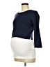 Seraphine Blue Pullover Sweater Size 6 Maternity - photo 1