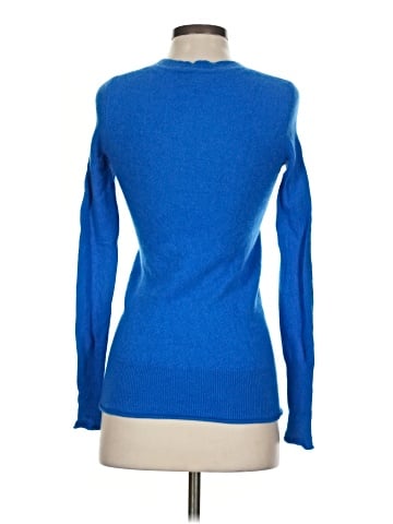 Aqua Cashmere Pullover Sweater (view 2)