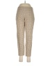 Theory Houndstooth Tan Casual Pants Size 6 - photo 1