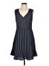 J.Crew Stripes Blue Casual Dress Size 10 - photo 1