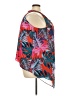Jennifer Lopez 100% Polyester Tropical Red Sleeveless Blouse Size 3X - photo 4