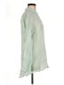 Sigrid Olsen 100% Linen Green Long Sleeve Button-Down Shirt Size M - photo 4