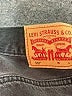 Levi's 100% Cotton Hearts Black Denim Shorts Size 30 waist - photo 3