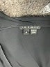 Theory Solid Black Short Sleeve Blouse Size M - photo 7