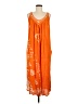 InGear 100% Rayon Orange Casual Dress One size - photo 1