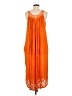 InGear 100% Rayon Orange Casual Dress One size - photo 2