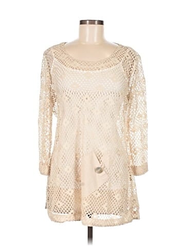 MULTIPLES 3/4 Sleeve Top (view 1)