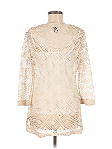 MULTIPLES 3/4 Sleeve Top (view 2)