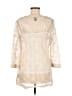 MULTIPLES Ivory 3/4 Sleeve Top Size L - photo 2