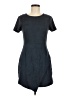 Aqua 100% Polyester Solid Gray Casual Dress Size M - photo 1