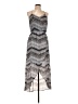 Sanctuary 100% Polyester Chevron-herringbone Gray Casual Dress Size L - photo 1