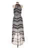 Sanctuary 100% Polyester Chevron-herringbone Gray Casual Dress Size L - photo 2