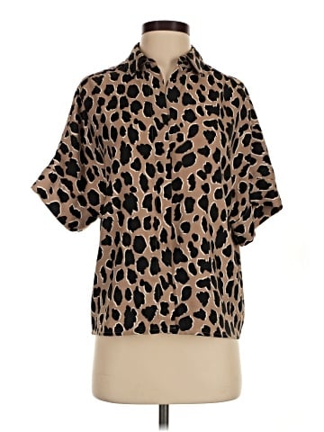 MNG Suit Short Sleeve Blouse (view 1)