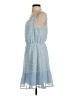 Unbranded 100% Polyester Stars Blue Casual Dress Size S - photo 5