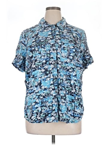 Cj Banks Short Sleeve Blouse (view 1)