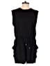 Calia 100% Lyocell Solid Black Romper Size S - photo 1