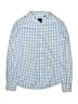 Johnnie-O Checkered-gingham Blue Long Sleeve Button-Down Shirt Size 16 - photo 1