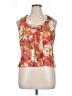 Sigrid Olsen 100% Silk Orange Sleeveless Silk Top Size 14 - photo 1