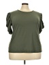 rue21 Green Short Sleeve Top Size 4X - photo 1