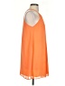 Soprano 100% Polyester Solid Orange Cocktail Dress Size S - photo 4