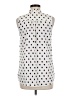 Maison Jules 100% Polyester Polka Dots Ivory Sleeveless Blouse Size M - photo 2