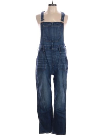 Madewell Stovepipe Overalls in Lorton Wash (view 1)