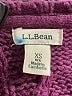 L.L.Bean 100% Cotton Burgundy Pullover Sweater Size XS - photo 7