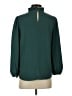 J.Crew 100% Polyester Green Long Sleeve Blouse Size XS - photo 2
