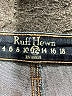 Ruff Hewn Solid Blue Jeans Size 16 - photo 4