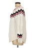 Ann Taylor LOFT Chevron-herringbone Ivory Pullover Sweater Size Lg Petite - photo 5