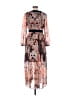 En Focus Studio 100% Polyester Paisley Pink Casual Dress Size 10 - photo 2