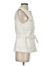 Ann Taylor Tweed Solid Ivory Vest Size 4 - photo 4