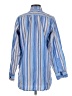 Odille Stripes Blue Long Sleeve Button-Down Shirt Size 4 - photo 2