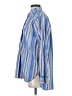 Odille Stripes Blue Long Sleeve Button-Down Shirt Size 4 - photo 5