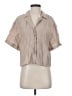 Zara Tan Short Sleeve Blouse Size XS - photo 1