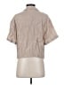 Zara Tan Short Sleeve Blouse Size XS - photo 2