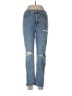 Gap Hearts Blue Jeans Size 10R - photo 1