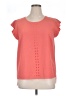 Brixon Ivy 100% Polyester Orange Short Sleeve Top Size XL - photo 1