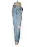 Topshop 100% Cotton Color Block Blue Jeans Size 30 waist - photo 4