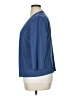 Alex Evenings 100% Polyester Blue Blazer Size 16 - photo 5