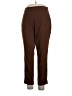 Savion Solid Brown Casual Pants Size 14 (petite) - photo 1