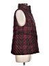 Talbots 100% Polyester Plaid Red Vest Size L - photo 4