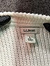 L.L.Bean 100% Cotton Ivory Pullover Sweater Size L - photo 7