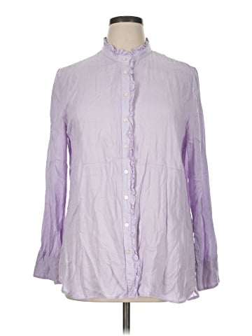 Ann Taylor LOFT Long Sleeve Button-Down Shirt (view 1)
