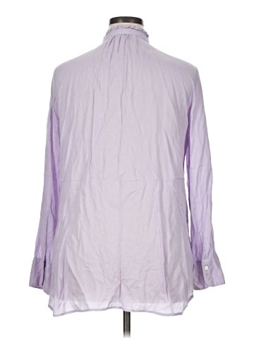 Ann Taylor LOFT Long Sleeve Button-Down Shirt (view 2)