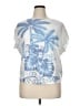 Sioni Silver Short Sleeve Blouse Size XL - photo 1