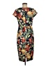 Alexia Admor Tropical Graphic Floral Red Black Casual Dress Size M - photo 2