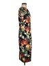 Alexia Admor Tropical Graphic Floral Red Black Casual Dress Size M - photo 4