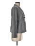 Banana Republic Solid Gray Wool Blazer Size 6 Petite - photo 4